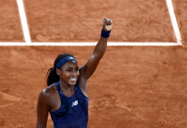 L'Américaine Coco Gauff a battu la Française Loïs Boisson en demi-finale de Roland-Garros le 5 juin 2025 à Paris
