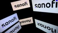 Logo Sanofi, à Toulouse le 31 mars 2026.