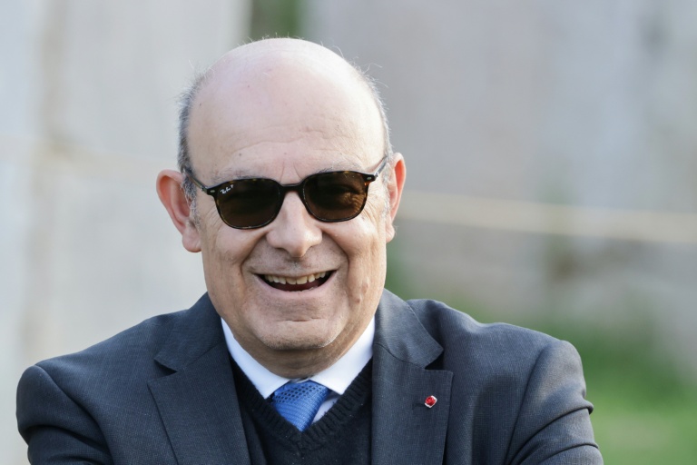 Le PDG de Dassault Aviation Eric Trappier à Athènes, le 24 avril 2026