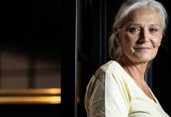 Marie-Caroline Le Pen, candidate du Rassemblement national (RN) aux élections sénatoriales 2026, le 17 septembre 2026 au Mans, dans la Sarthe
