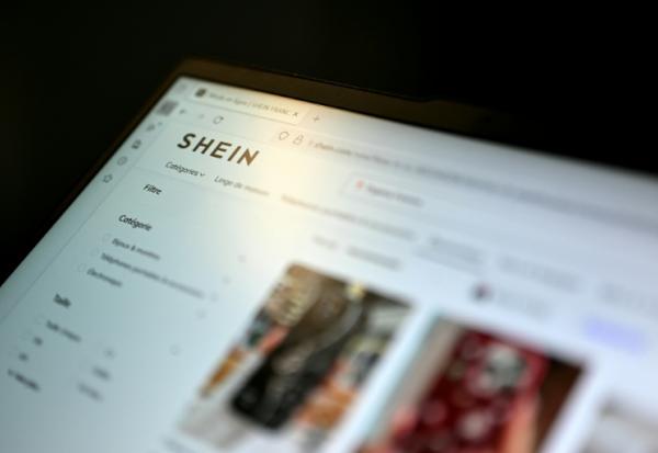 Le site d'e-commerce de Shein, le 5 novembre 2025 à Paris