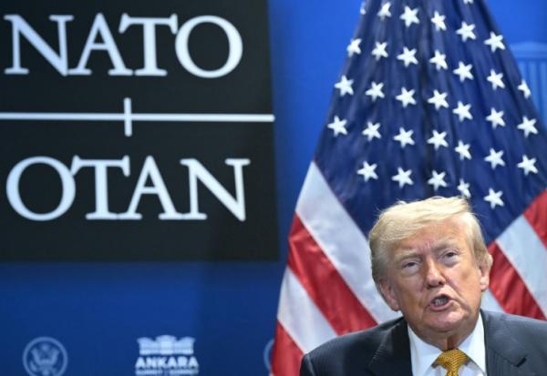 Le président américain Donald Trump au sommet de l'Otan à Ankara, le 8 juillet 2026 en Turquie