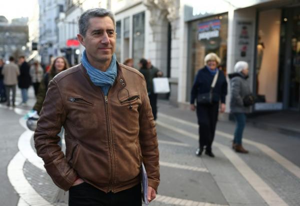 Le candidat à la présidentielle François Ruffin (Debout!) à Tours le 24 janvier 2026