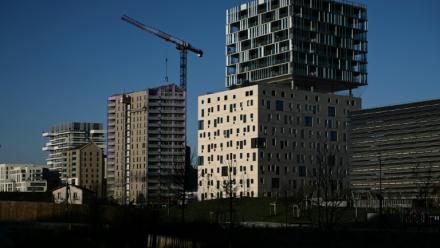 Un chantier de construction, à Bordeaux, le 14 janvier 2025