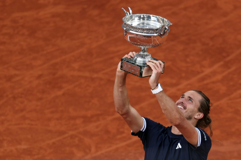 L'Allemand Alexander Zverev, vainqueur de Roland-Garros, le 7 juin 2026