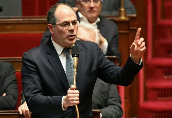 Le député du groupe Gauche démocrate et républicaine (GDR), Emmanuel Maurel, le 12 février 2025 à l'Assemblée nationale, à Paris