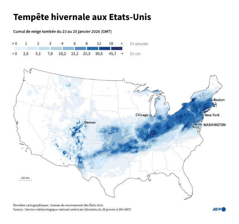 Tempête hivernale aux Etats-Unis
