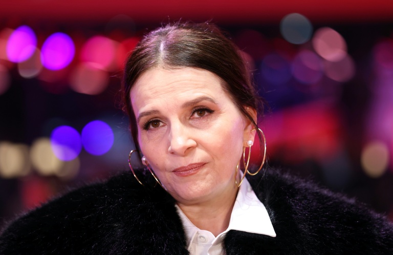 Juliette Binoche le 17 février 2026, à Berlin en Allemagne