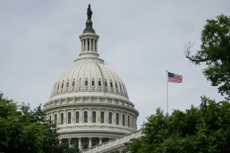 Le dôme du Capitole de Washington, siège du Congrès américain, le 7 mai 2025