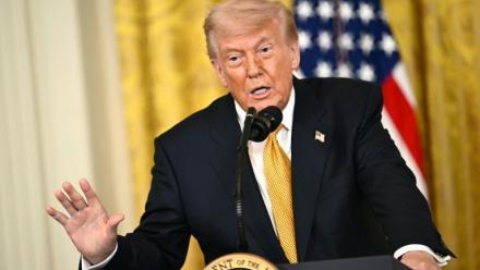 Le président américain Donald Trump à la Maison Blanche à Washington le 6 mai 2026
