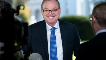 Kevin Hassett, le principal conseiller économique de Donald Trump, à Washington le 24 octobre 2025