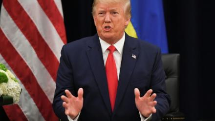 Le président américain Donald Trump à l'ONU, à New York, le 25 septembre 2019