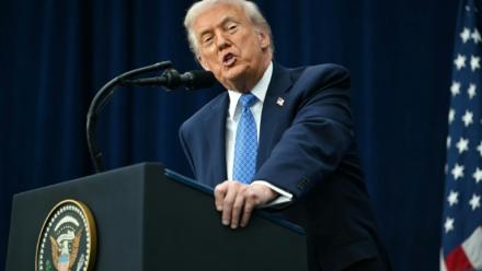 Le président américain Donald Trump, le 4 novembre 2025 à Washington