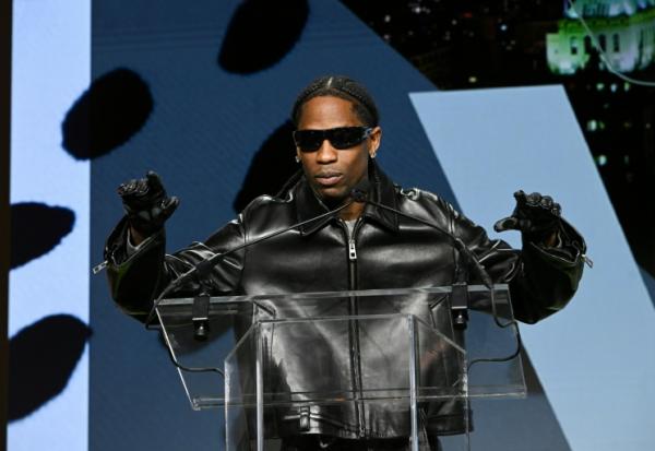 Le rappeur américain Travis Scott à New York ,le 23 mars 2026