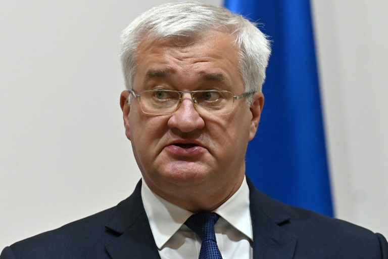 Le ministre ukrainien des Affaires étrangères Andriï Sybiga, le 12 septembre 2025 à Kiev