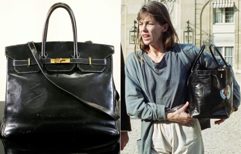 Image montrant Jane Birkin et le tout premier sac 