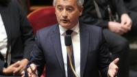 Le ministre de la Justice Gérald Darmanin lors d'une séance de questions au gouvernement à l'Assemblée nationale, le 30 juin 2026 à Paris