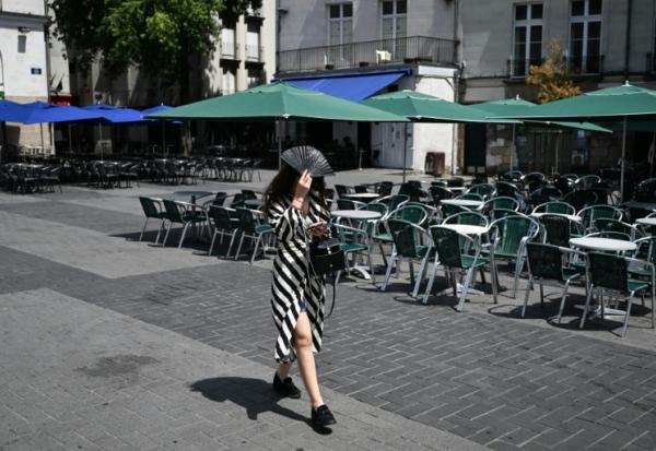 Dans une rue de Nantes, dans l'ouest de la France, le 23 juin 2026