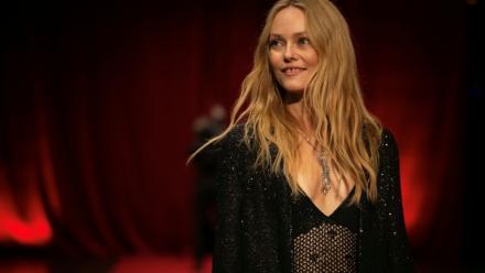 Vanessa Paradis lors de la cérémonie d'ouverture de la 16e édition du festival Lumière à Lyon, le 12 octobre 2024