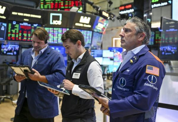 Des opérateurs à la Bourse de New York, le 24 août 2026