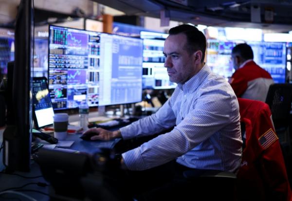 Un opérateur à la Bourse de New York, le 2 avril 2026