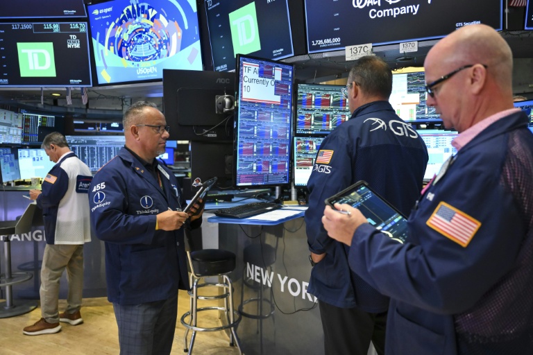 Des opérateurs à la Bourse de New York, le 24 août 2026
