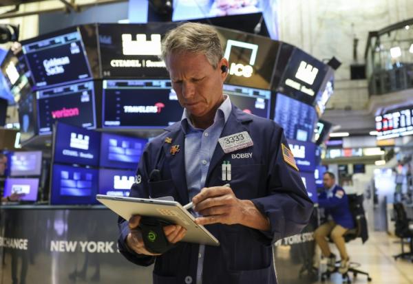 Un opérateur à la Bourse de New York, le 27 mai 2026