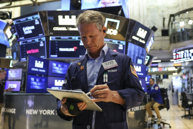 Un opérateur à la Bourse de New York, le 27 mai 2026