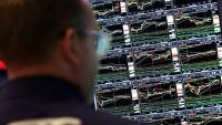 Un opérateur à la Bourse de New York, le 17 avril 2025.
