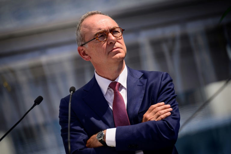 Xavier Piechaczyk, le 2 mai 2024 à Saint Nazaire aux Chantiers de l'Atlantique, en Loire-Atlantique