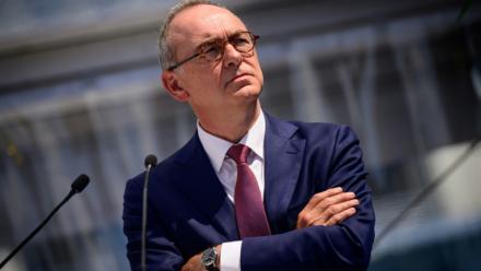 Xavier Piechaczyk, le 2 mai 2024 à Saint Nazaire aux Chantiers de l'Atlantique, en Loire-Atlantique