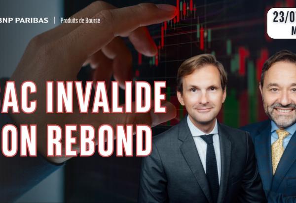 CAC 40 INVALIDE LE REBOND !! - 100% Marchés - 23/07/2026 - M