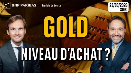 GOLD : sur un niveau d’achat ? - 100 % Marchés - 23/03/2026 - S