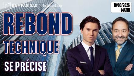 Le rebond technique se précise - 100 % Marchés - 18/03/2026 - M
