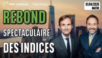 Rebond spectaculaire des indices - 100 % Marchés - 01/04/2026 - M