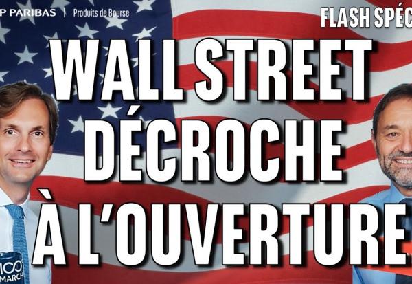WALL STREET décroche à l'ouverture - 100 % Marchés