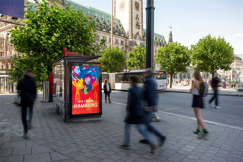 JCDecaux : renouvellement du contrat publicitaire à Hambourg